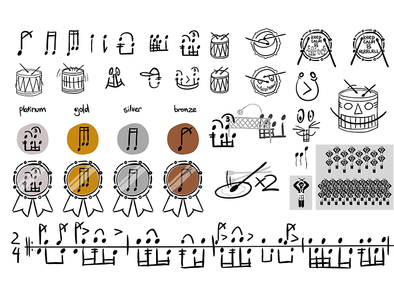 DRUMMINGSYMBOLS-DRIBBBLE
